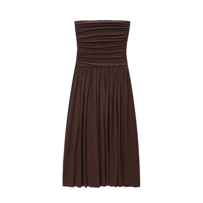 Women's Strapless Maxi Dress
