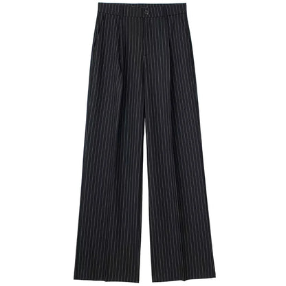 Women's Straight Leg Tailored Trousers, Elegant, Comfortable, Neutral Colors