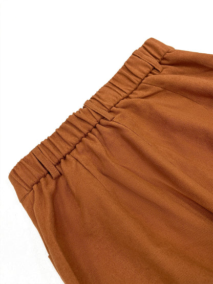 Women's Wide-Leg Corduroy Trousers with a High Waist, Elegant and Comfortable