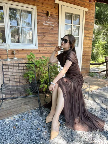 Women's Long Tulle Dress