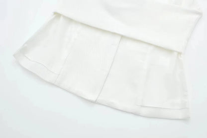 Women's classic vest and wide-leg pants set