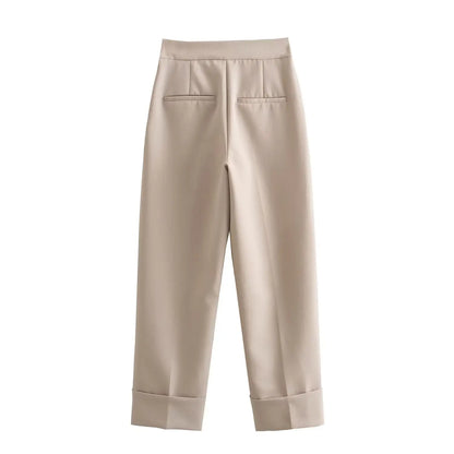 Women's Elegant Tailored Vest and Pants Set