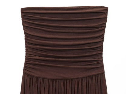 Women's Strapless Maxi Dress