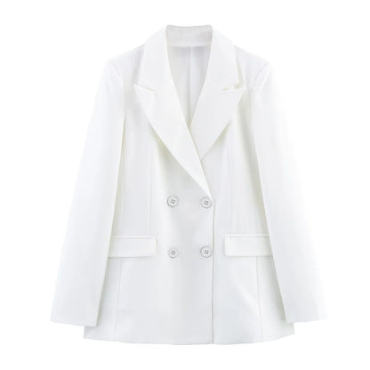 Women's Formal Suit: Blazer and Tailored Trousers - Elegant Look for Work, Events, and Office Wear