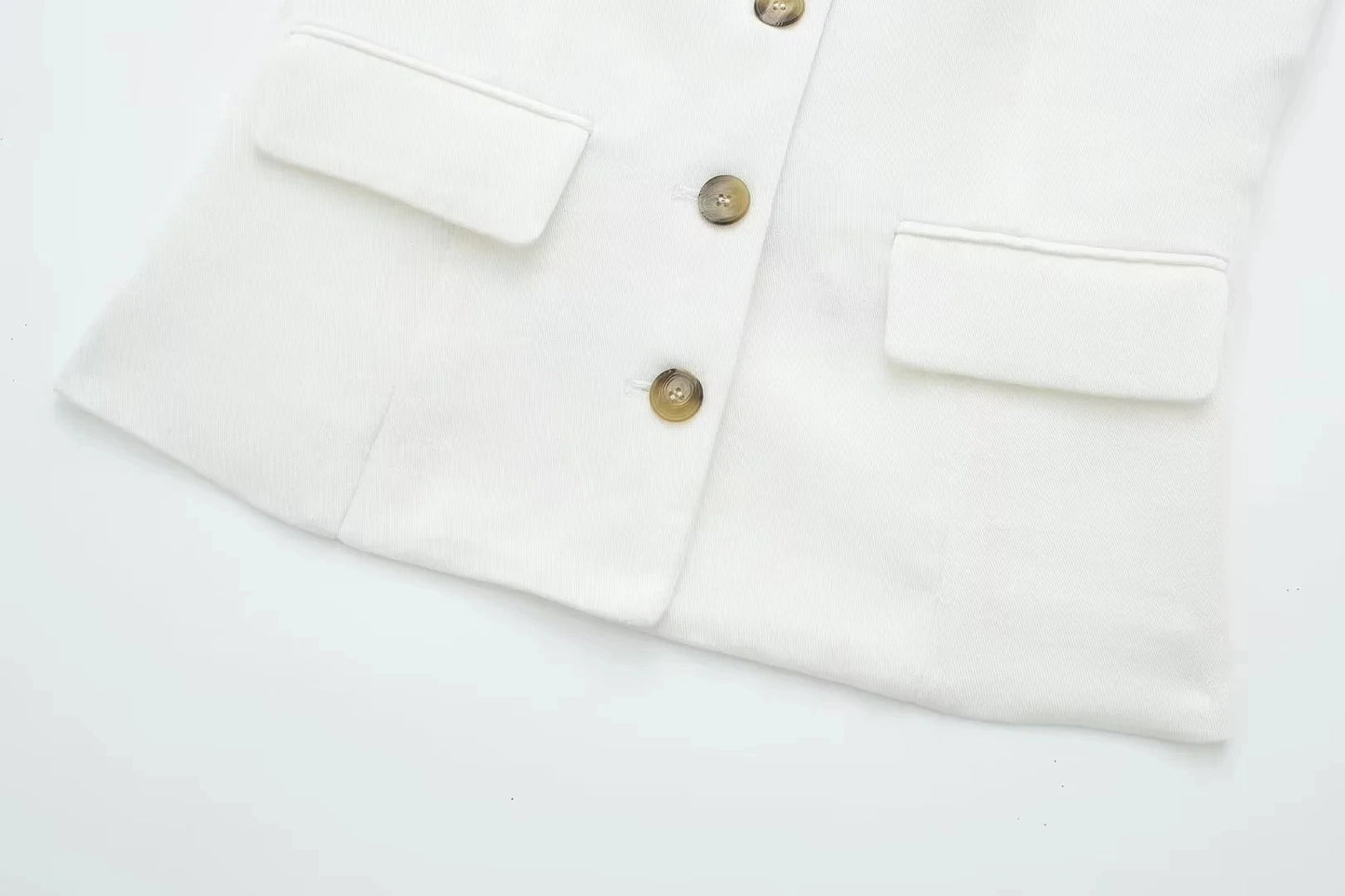 Women's classic vest and wide-leg pants set