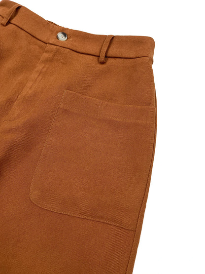 Women's Wide-Leg Corduroy Trousers with a High Waist, Elegant and Comfortable